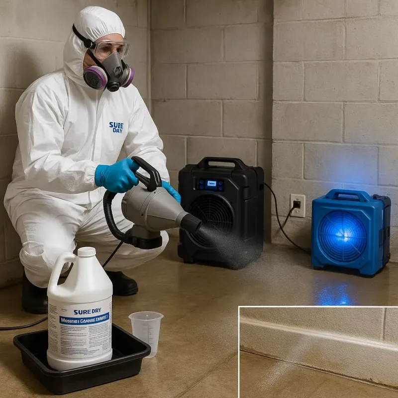 Sanitization and Odor Removal process in Marshfield, MA