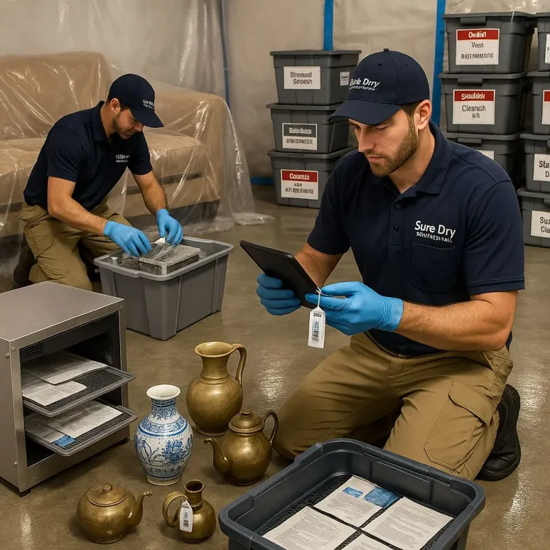 Content Protection and Restoration process in Marshfield, MA